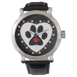 Liebe drucken anzeigen Handgelenküberwachung Armbanduhr