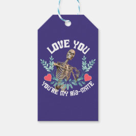 Liebe du, du bist mein Rib Mate Skelett Valentine Geschenkanhänger