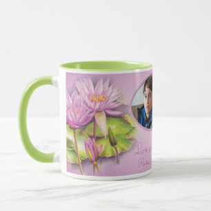 Liebe du Mama/Mama Wasserlilie Foto Tasse