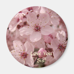 Liebe, du Sisst! Magnet Geschenke Rosa Blüten Blum