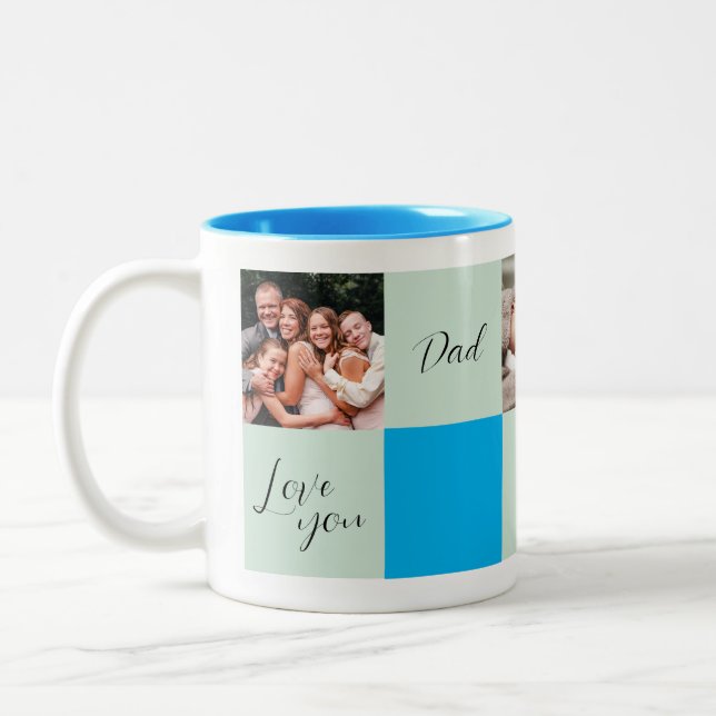 "Liebe du, Vater" Foto Geschenk Tasse (Links)