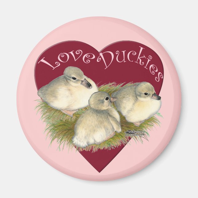 Liebe Duckies Magnet (Vorne)