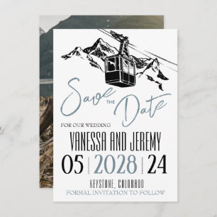 Liebe Dusty Blue Save The Date
