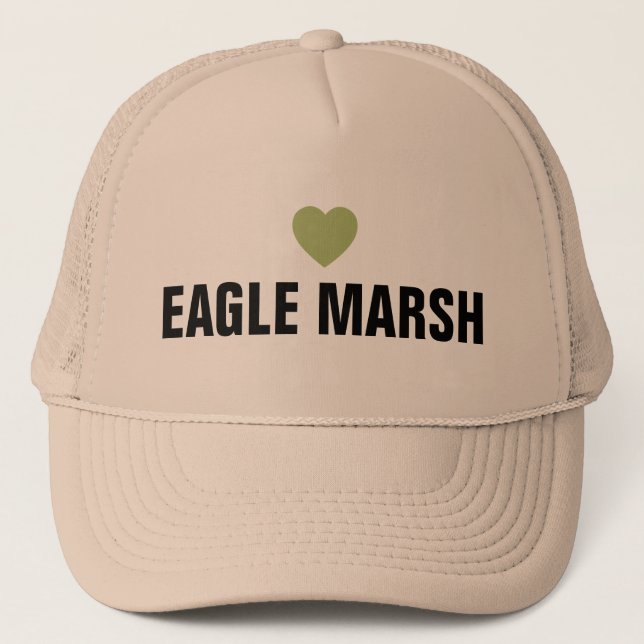 Liebe Eagle Marsh™ Trucker Hat Truckerkappe (Vorderseite)