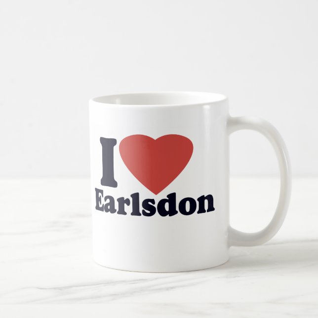 Liebe Earlsdon Tasse der Vorlagen-I (Rechts)