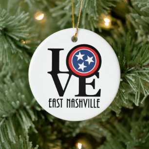 LIEBE East Nashville Keramik Ornament