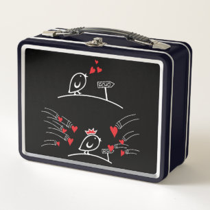 LIEBE ECHO - Comic Birds - Tweetlercools 2 Metall Brotdose