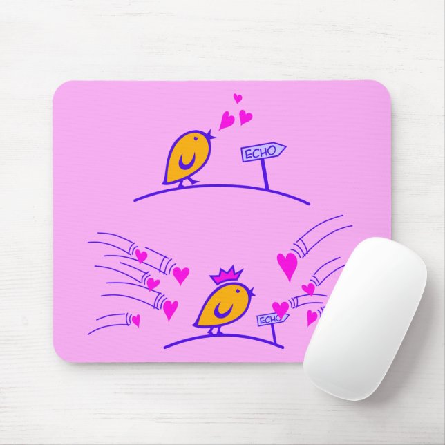 LIEBE ECHO - Comic - Tweetlercools 3 Mousepad (Mit Mouse)