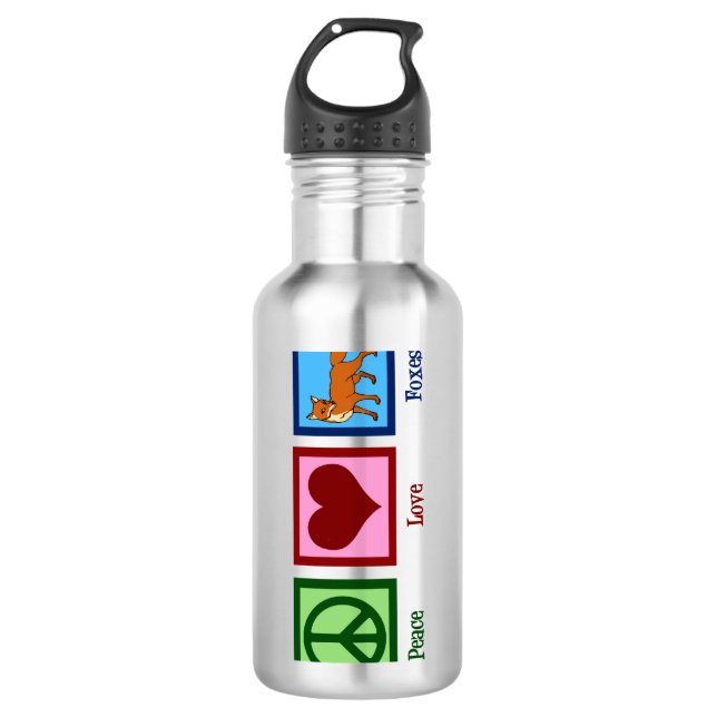 Liebe Edelstahlflasche (Vorderseite)