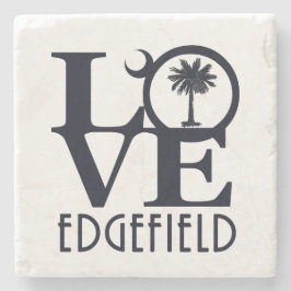 LIEBE Edgefield SC Steinuntersetzer