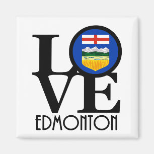 LIEBE Edmonton Alberta Kanada Magnet