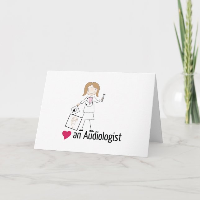 Liebe Ein Audiologe Karte (Vorderseite)