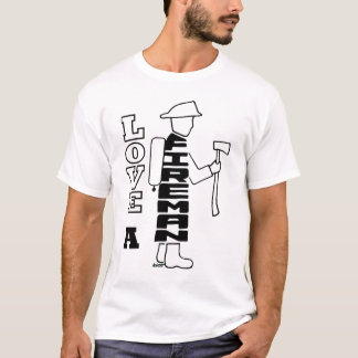 LIEBE EIN FEUERWEHRMANN-T-SHIRT T-Shirt