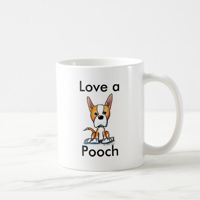Liebe ein Hündchen Kaffeetasse (Rechts)