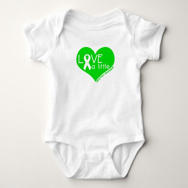 Liebe ein kleiner Säugling Karosseriezwerg Baby Strampler (Vorderseite)