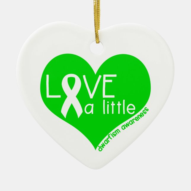 Liebe Ein kleiner Zwergschmuck Keramik Ornament (Vorne)