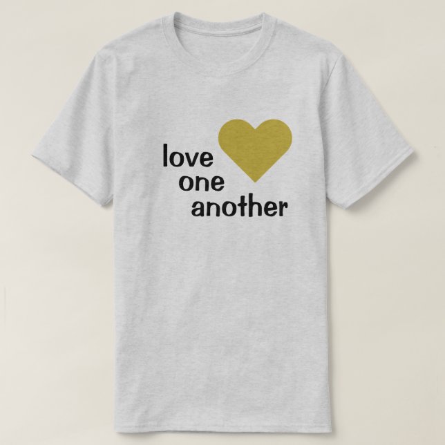 Liebe ein T - Shirt (Design vorne)