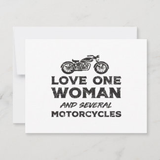 Liebe eine Frau und mehrere Motorräder Essential