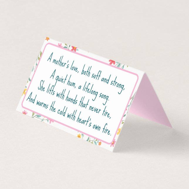 Liebe einer Mutter (Vorderseite)