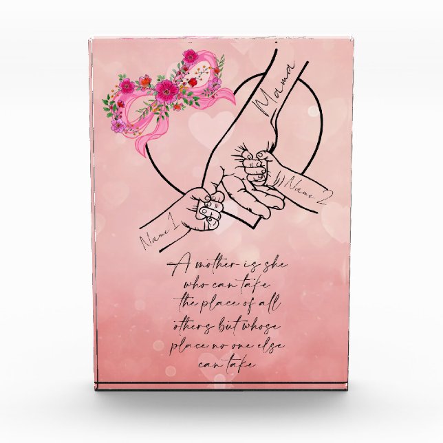 Liebe einer Mutter Fotoblock (Vorderseite)