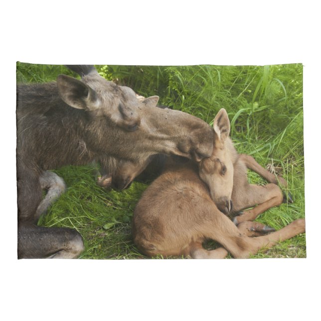 Liebe einer Mutter Kissenbezug (Rückseite-Rechts)