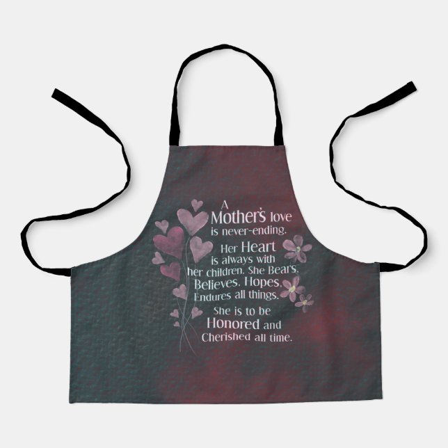 Liebe einer Mutter Schürze (Vorderseite)