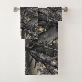 Liebe eines gefallenen Baumes Badhandtuch Set