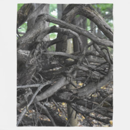 Liebe eines gefallenen Baumes Fleecedecke