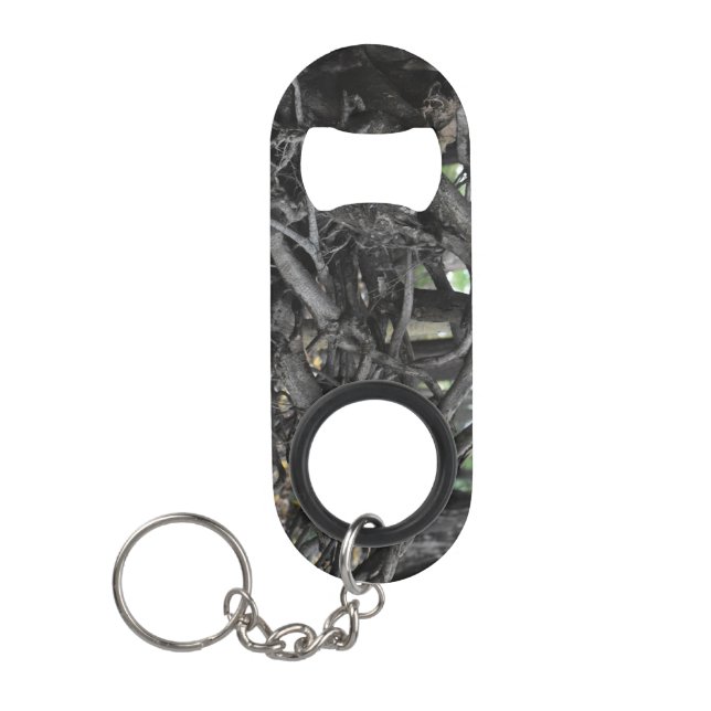 Liebe eines gefallenen Baumes Mini Flaschenöffner (Vorderseite)