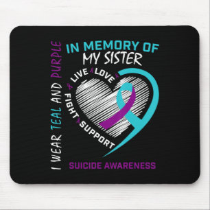 Liebe eines im Gedächtnis der Schwester Suizidgeda Mousepad
