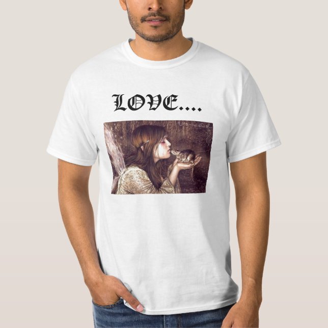 LIEBE EINES RATTEN-SCHÖNHEITS-SHIRTS T-Shirt (Vorderseite)