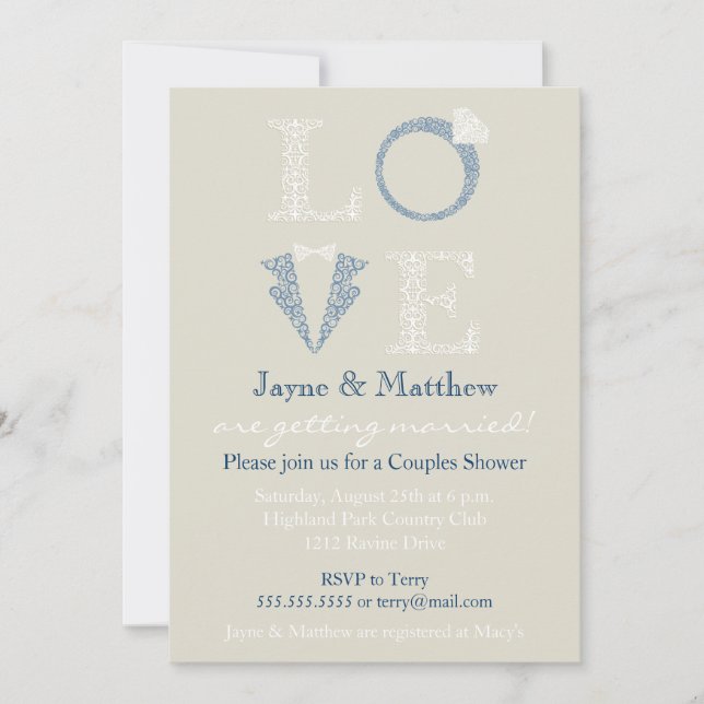 LIEBE Einladung (Vorderseite)