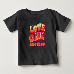 Liebe Eins John 13:34 Baby T-shirt