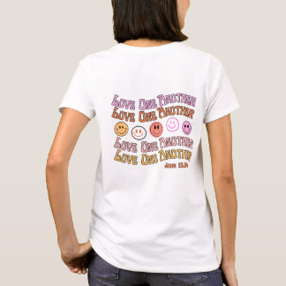 Liebe Eins noch John 13:34 T - Shirt