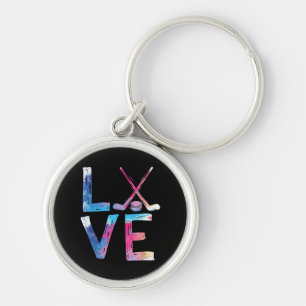 Liebe Eishockey Hockey Girls Geschenke Womens Ice Schlüsselanhänger