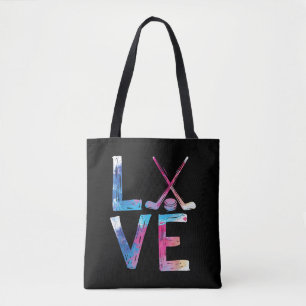 Liebe Eishockey Hockey Girls Geschenke Womens Ice  Tasche
