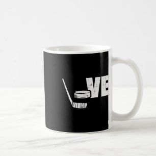 Liebe Eishockey Stock Puck Spieler Torwart Fans Mä Kaffeetasse