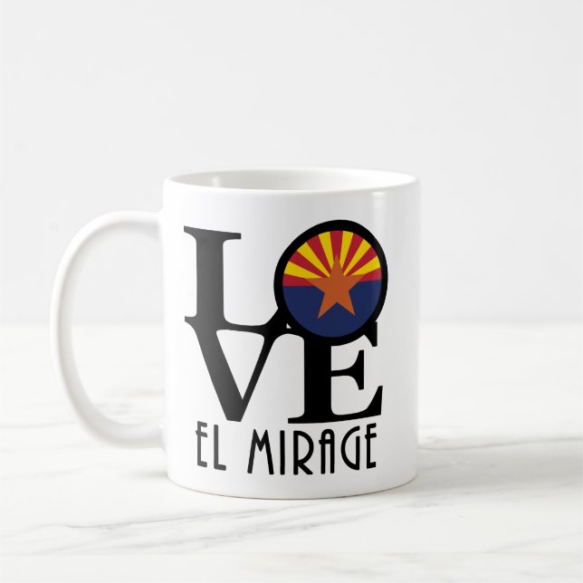 LIEBE El Mirage Arizona 11oz Kaffeetasse (Links)