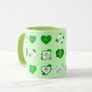 Liebe Elegante Moderne Kunst, Dichtung und Musik Tasse
