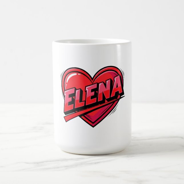 Liebe Elena Kaffeetasse (Mittel)