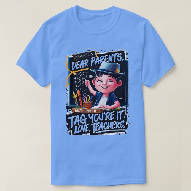 Liebe Eltern markieren Sie es Liebe Lehrer für Leh T-Shirt (Design vorne)