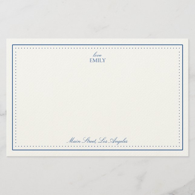 Liebe, Emily Notizblock Briefpapier (Vorderseite)