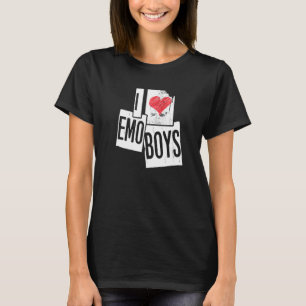 Liebe Emo Boys Emotional Hardcore Emocore Boys T-Shirt
