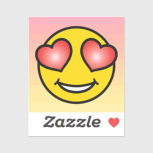 Liebe Emoji Aufkleber