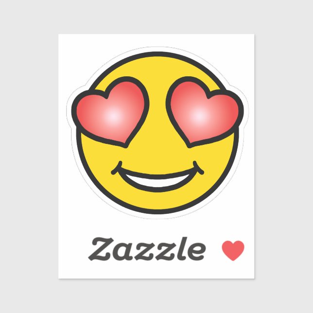 Liebe Emoji Aufkleber (Blatt)