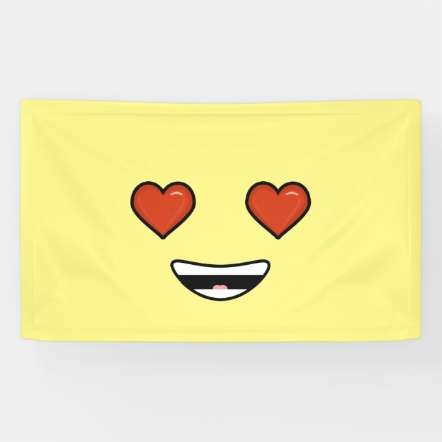 Liebe Emoji Banner (Horizontal)