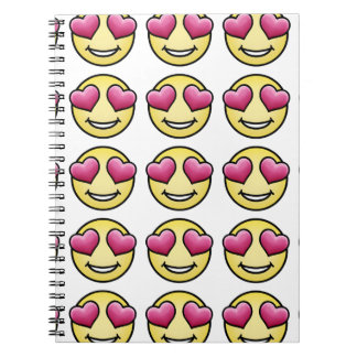 Liebe Emoji Notizblock