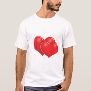 Liebe Emoji Valentine T - Shirt