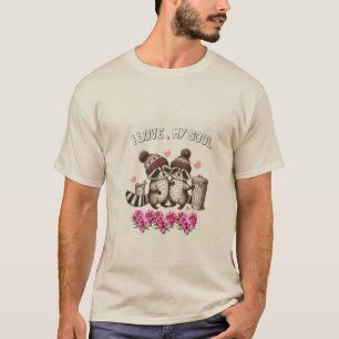 Liebe empfinden mit romantischem eleganten Paar-Sh T-Shirt