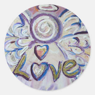 Liebe Engel Inspirational Word Art Custom Stickers